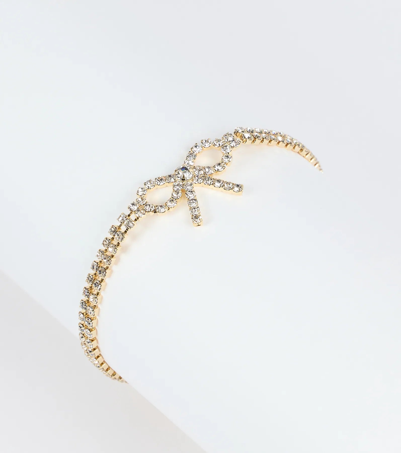 Perfect Bow Rhinestone Bracelet | Windsor