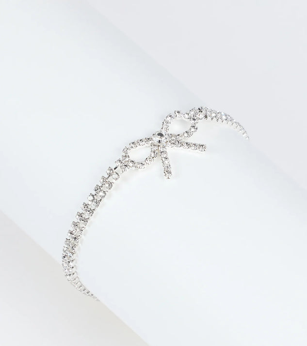 Perfect Bow Rhinestone Bracelet | Windsor