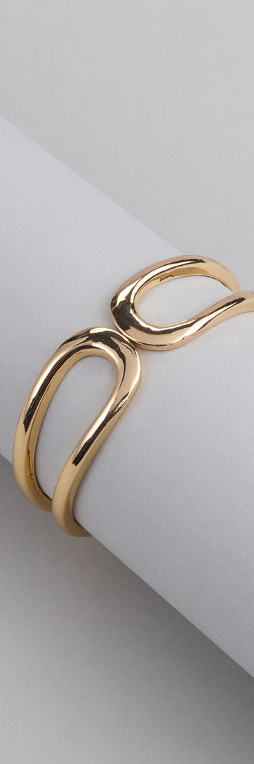All Twisted Up Sculptural Statement Bracelet