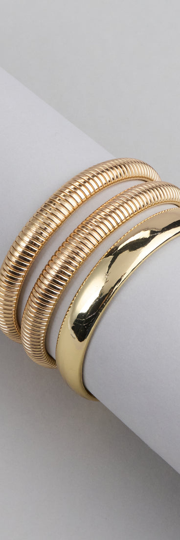 Wrist Game Strong Bangle Bracelet Set