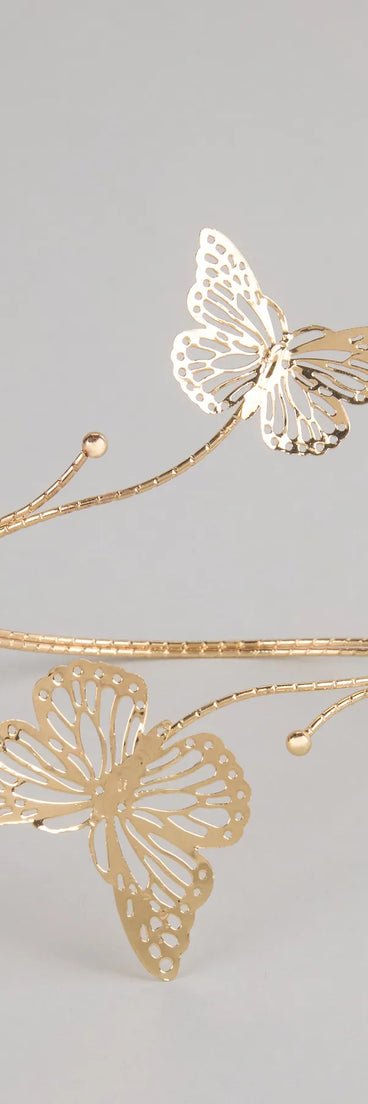 Airy Aura Butterfly Arm Cuff