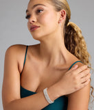 Major Glitz Rhinestone Stretch Bracelet