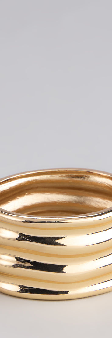 Bold Intentions Bangle Cuff Bracelet