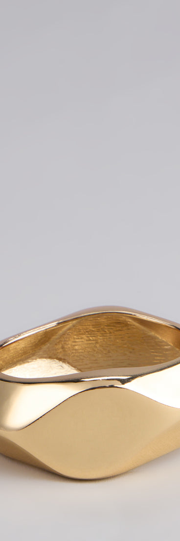 Bold Moves Statement Cuff Bracelet