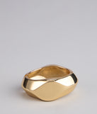 Bold Moves Statement Cuff Bracelet