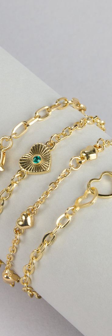 Triple Threat Charm Bracelet Set