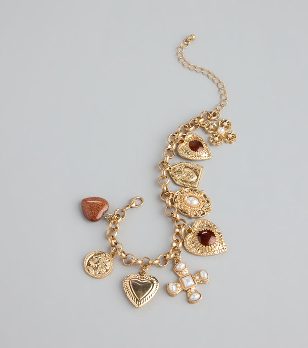 Locked In Charm Chain Bracelet