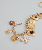 Locked In Charm Chain Bracelet