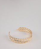 Stay Golden Leaf Arm Cuff