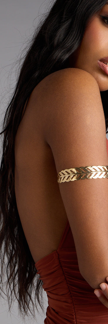 Stay Golden Leaf Arm Cuff