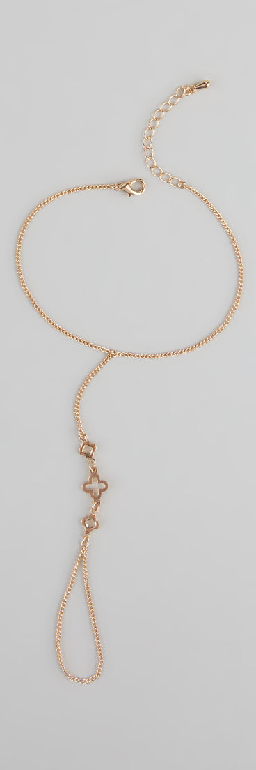 Dainty Glam Hand Chain