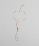 Dainty Glam Hand Chain