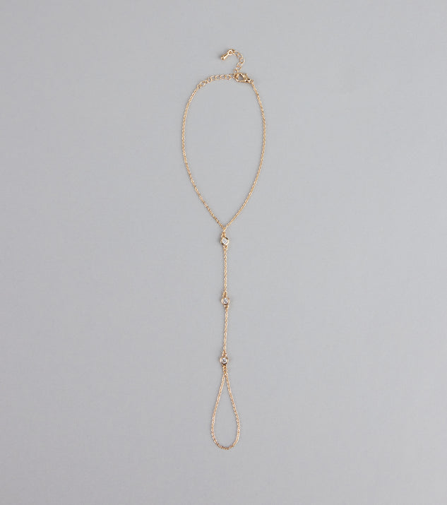 Glow Getter Rhinestone Hand Chain