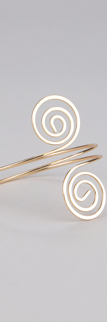 Wrapped Up Spiral Arm Cuff