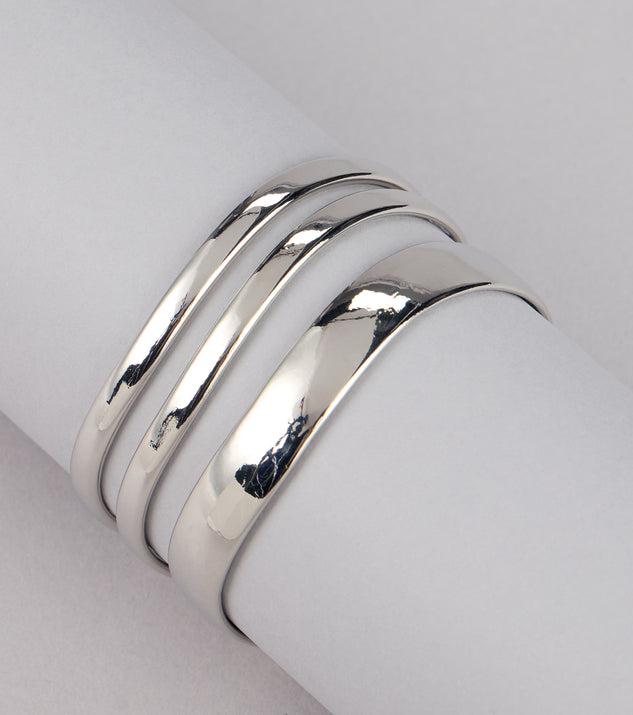 Sleek Moves Bangle Bracelet Set