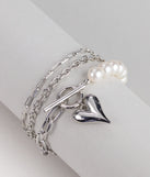 Love Linked Bracelet Stack