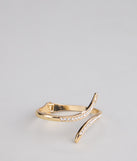 Wrapped In Shine Rhinestone Cuff Bracelet