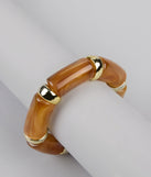 Edgy Stretch Resin Bracelet
