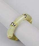 Edgy Stretch Resin Bracelet