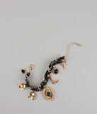 Wild West Bandana Charm Bracelet