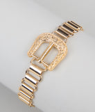 Cowgirl Chic Western Buckle Bracelet