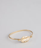Island Vibes Tropical Leaf Bracelet