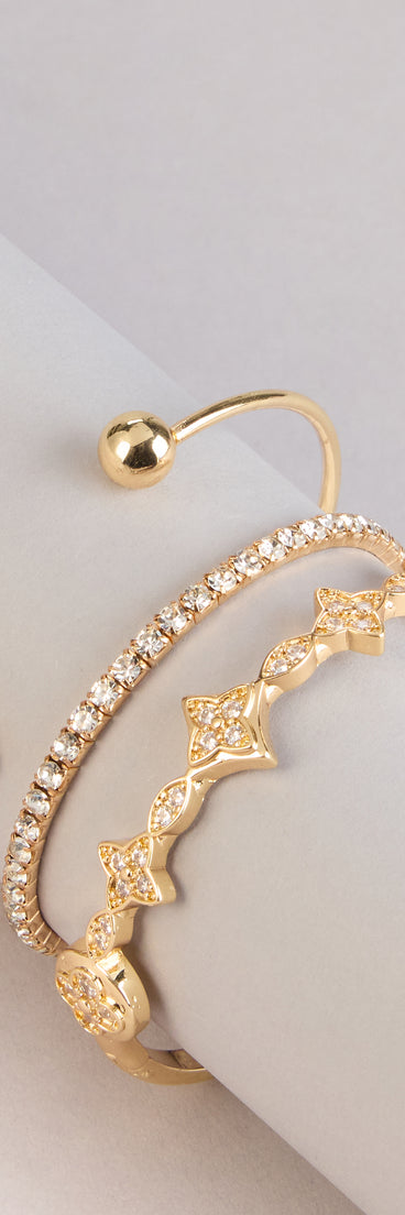 All The Sparkle Three-Pack Bracelet Set