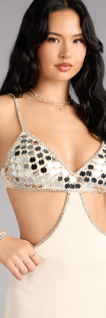 Stacked And Shining Rhinestone Stretch Bracelet Set