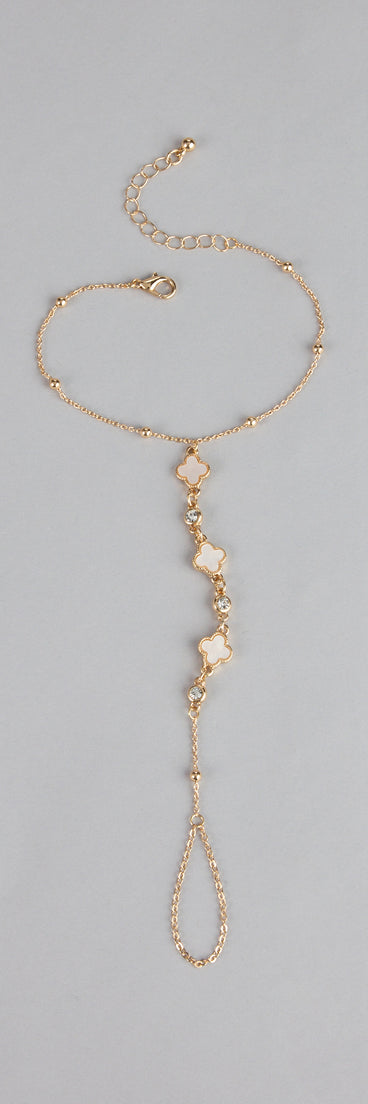 Lucky Link Clover Hand Chain