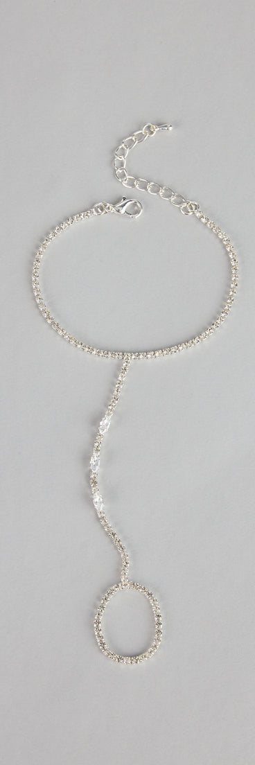 Sparkle Moment Rhinestone Hand Chain