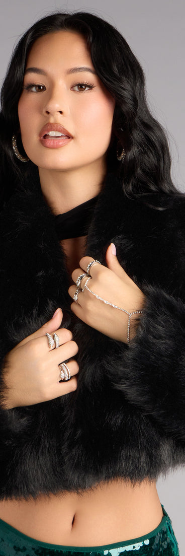 Sparkle Moment Rhinestone Hand Chain