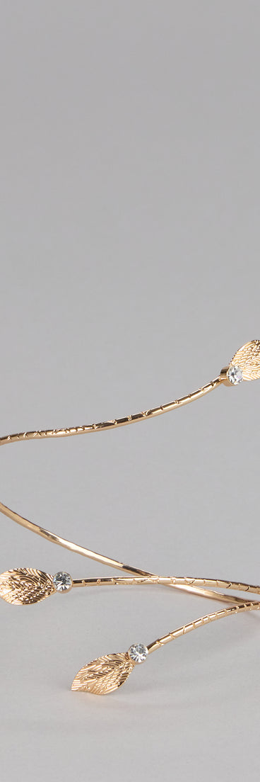 Goddess Glow Leaf Arm Cuff