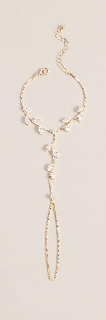 Light Catching Leaf Hand Chain