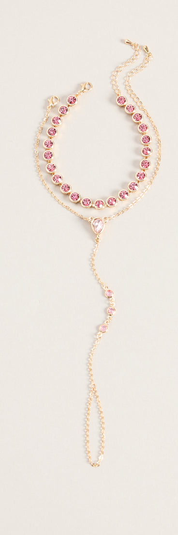 Dripping In Shine Hand Chain
