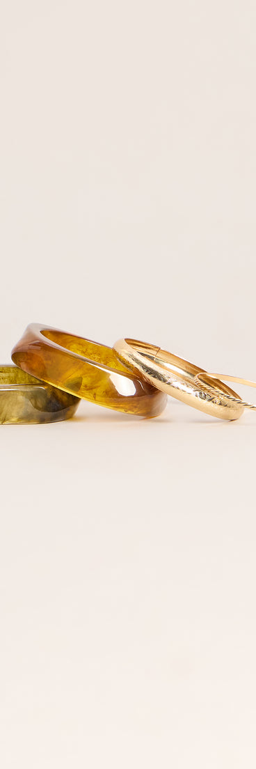 Stacked Options Bangle Bracelet Set