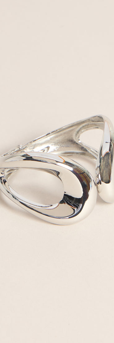 Sculpted Moment Open Cuff Bracelet