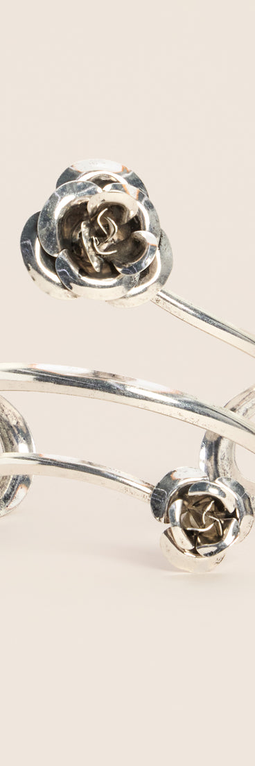 Rose To The Occasion Floral Arm Cuff Bracelet