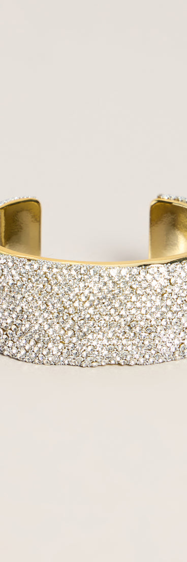 All That Glitters Rhinestone Cuff