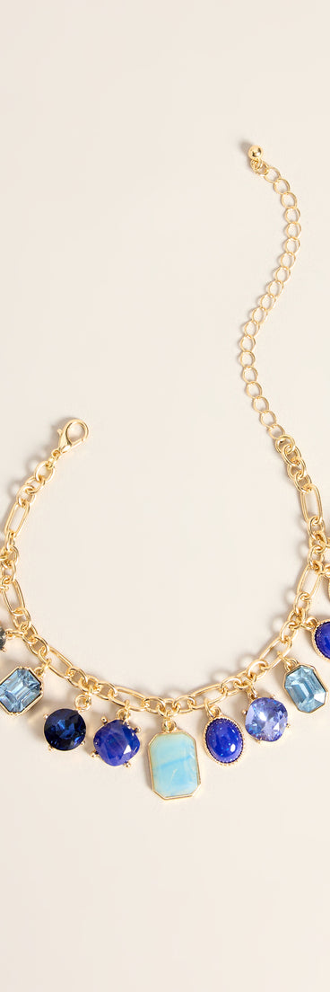So Treasured Gemstone Charm Bracelet