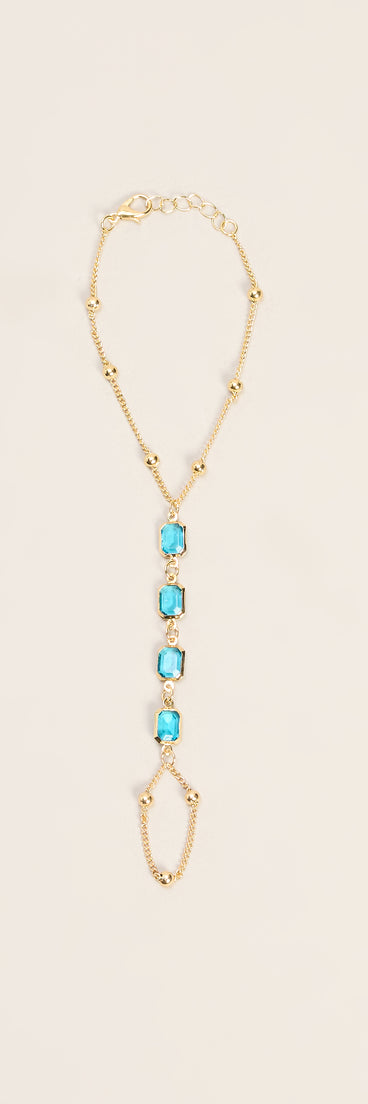 Gem Crush Rhinestone Hand Chain