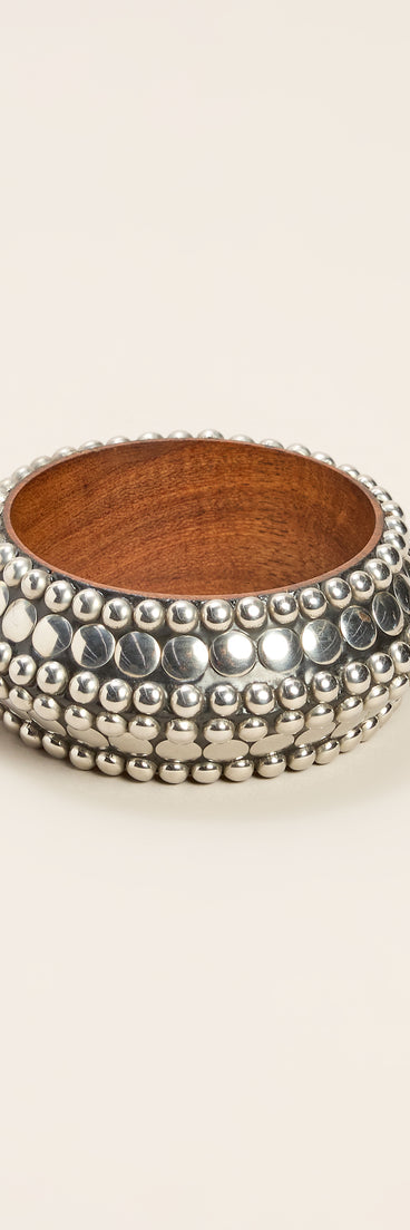 Studded To Perfection Statement Cuff Bracelet