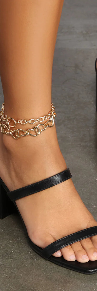 Glam It Up Anklet Set
