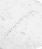 Rhinestone Leaf Clasp Bracelet