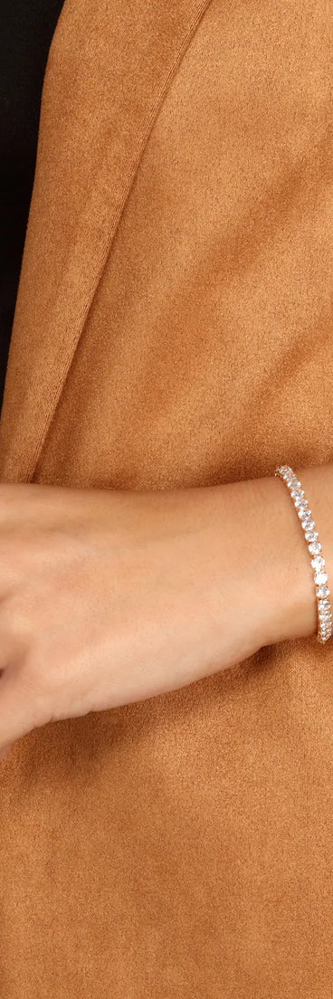 Not So Typical Cubic Zirconia Bollo Bracelet