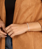 Not So Typical Cubic Zirconia Bollo Bracelet