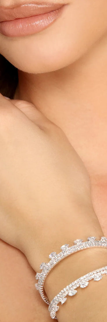 Bling It On Rhinestone Cuff