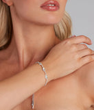 Luxe Rhinestone Slider Bracelet