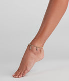 Money Talks Rhinestone Anklet