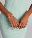 Mystic Butterfly Chain Link Bracelet