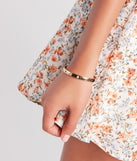 Sleek Glamour Rhinestone Bracelet